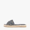 Randig espadrillesandal i canvas Randig espadrillesandal i canvas