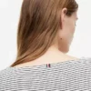 Randig Pointelle-kofta-T-shirt Randig Pointelle-kofta-T-shirt
