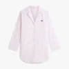 Randig poplin-nattklänning Randig poplin-nattklänning
