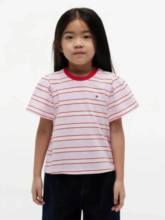 Randig T-shirt för barn