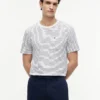 Randig T-shirt med ficka Randig T-shirt med ficka