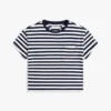 Randig T-shirt med ficka för barn Randig T-shirt med ficka för barn
