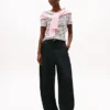 Randig T-shirt med rund hals Randig T-shirt med rund hals