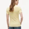 Randig T-shirt med rund hals