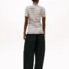 Randig T-shirt med rund hals Randig T-shirt med rund hals