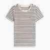Randig T-shirt med rund hals Randig T-shirt med rund hals