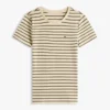 Randig T-shirt med rund hals