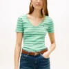 Randig V-ringad Favorite T-shirt Randig V-ringad Favorite T-shirt