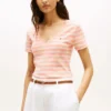 Randig V-ringad Favorite T-shirt Randig V-ringad Favorite T-shirt