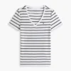 Randig V-ringad Favorite T-shirt Randig V-ringad Favorite T-shirt