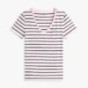 Randig V-ringad Favorite T-shirt Randig V-ringad Favorite T-shirt
