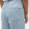 Randiga pull-on-Jeans med vida ben för barn