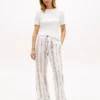 Randiga pyjamasbyxor i poplin Randiga pyjamasbyxor i poplin