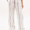 Randiga pyjamasbyxor i poplin Randiga pyjamasbyxor i poplin