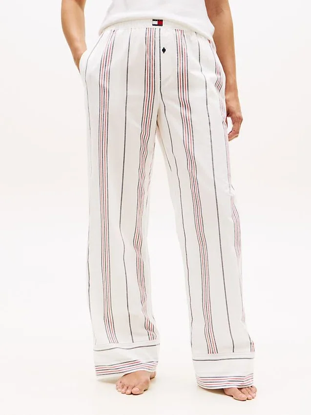 Randiga pyjamasbyxor i poplin Randiga pyjamasbyxor i poplin