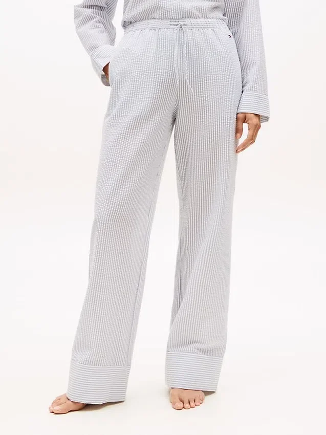 Randiga pyjamasbyxor i seersucker Randiga pyjamasbyxor i seersucker