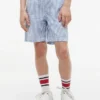 Randiga seersuckershorts för barn