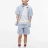 Randiga seersuckershorts för barn