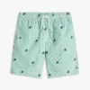 Randiga shorts med monogramlogotyp för barn