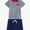Randigt T-shirt- och shorts-set för Baby Randigt T-shirt- och shorts-set för Baby