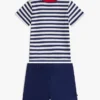 Randigt T-shirt- och shorts-set för Baby Randigt T-shirt- och shorts-set för Baby