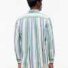 Regular Bold Stripe Linen-Blend Shirt Regular Bold Stripe Linen-Blend Shirt