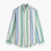 Regular Bold Stripe Linen-Blend Shirt Regular Bold Stripe Linen-Blend Shirt