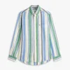 Regular Bold Stripe Linen-Blend Shirt Regular Bold Stripe Linen-Blend Shirt