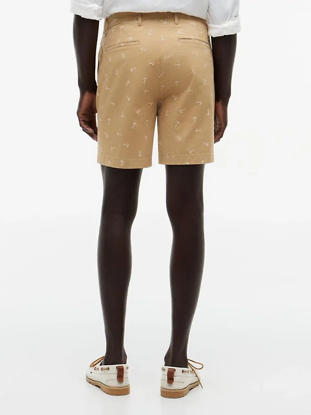 Regular Fit 7″ Anchor Print Shorts Regular Fit 7″ Anchor Print Shorts