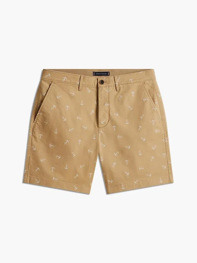 Regular Fit 7″ Anchor Print Shorts Regular Fit 7″ Anchor Print Shorts