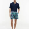 Regular Fit 7″ Madras Shorts