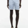Regular Fit 7″ Seersucker Short
