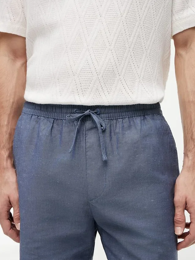 Regular Fit 7″ shorts i bomulls- och linneblandning Regular Fit 7″ shorts i bomulls- och linneblandning