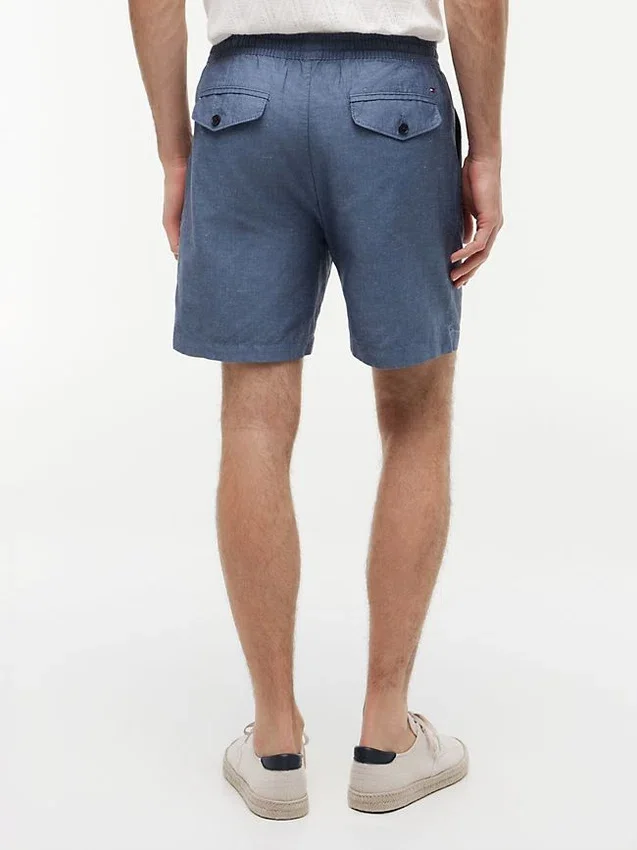 Regular Fit 7″ shorts i bomulls- och linneblandning Regular Fit 7″ shorts i bomulls- och linneblandning