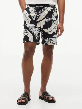 Regular Fit 7″ Tropical Print Shorts Regular Fit 7″ Tropical Print Shorts