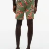 Regular Fit 7″ Tropical Print Shorts Regular Fit 7″ Tropical Print Shorts