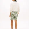 Regular Fit 7″ Tropical Print Shorts