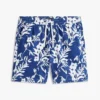 Regular Fit 7″ Tropical Print Shorts