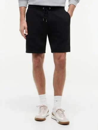 Regular Fit 8″ borstad fleece-sweatshorts