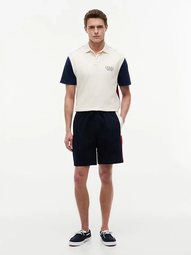 Regular Fit 8″ Flag Colorblock Shorts Regular Fit 8″ Flag Colorblock Shorts