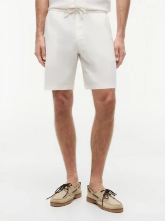 Regular Fit 8″ linneblandningsshorts