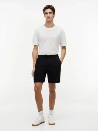 Regular Fit 8″ linneblandningsshorts