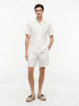 Regular Fit 8″ linneblandningsshorts