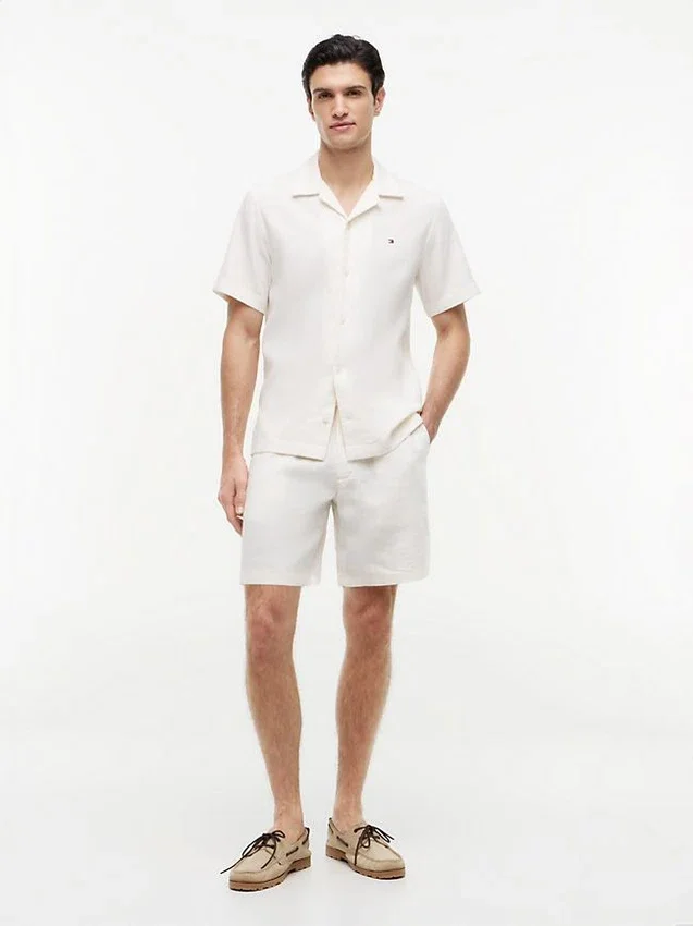 Regular Fit 8″ linneblandningsshorts Regular Fit 8″ linneblandningsshorts