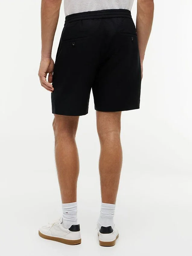Regular Fit 8″ linneblandningsshorts Regular Fit 8″ linneblandningsshorts