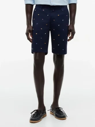 Regular Fit 9″ Shorts med segelflaggmönster