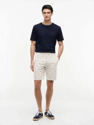 Regular Fit 9″ Shorts med segelflaggmönster