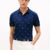 Regular Fit Allover Flag Pique Polo Regular Fit Allover Flag Pique Polo