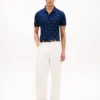 Regular Fit Allover Flag Pique Polo Regular Fit Allover Flag Pique Polo