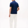 Regular Fit Allover Flag Pique Polo Regular Fit Allover Flag Pique Polo